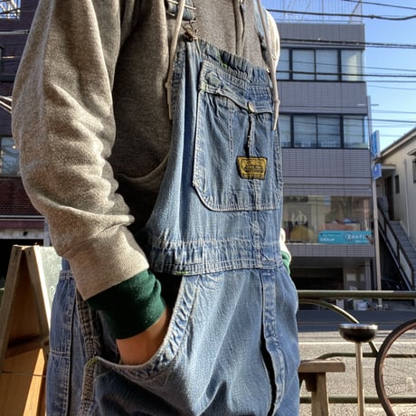 [USED]  60's "WASHINGTON DEE-CEE" DENIM OVER ALL
