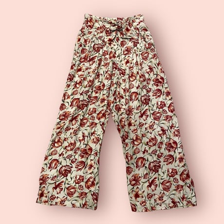 [USED] 花柄レーヨンパンツ 🌷