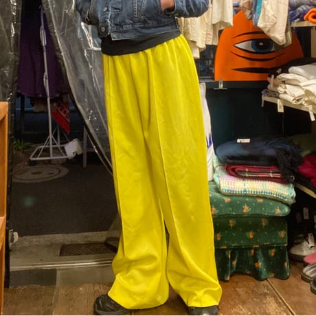 [USED]YELLOE🟨タックパンツ
