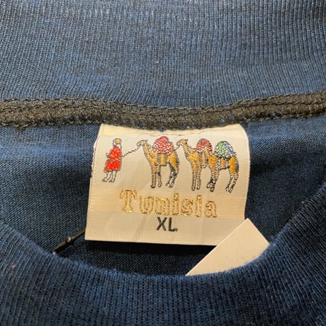 [USED] TUNIJIA スーベニア Tee NAVY