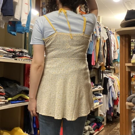 [USED] ホルターネック♡小花柄チュニック