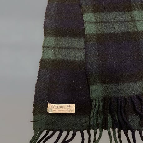 [USED] WOOL チェックマフラー