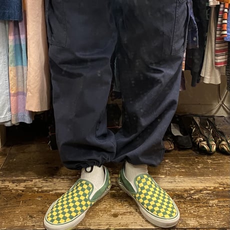 [USED] Green × Yellow💚VANS SLIP ON