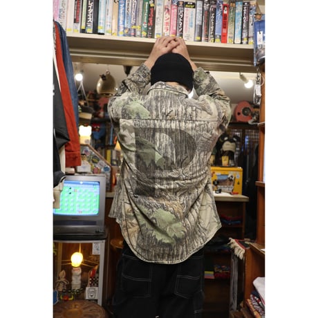 [QP ○△ ⇄ garden] 004 REAL TREE CAMO SHIRTS