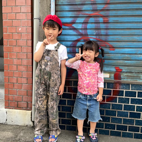 [USED］-KIDS-OLDNAVY ペイズリーTee