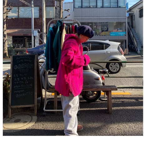 [USED] MEXICAN PARKA 💖NEON PINK/BLACK