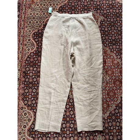 [USED] "プラダ/PRADA" LINEN PANTS