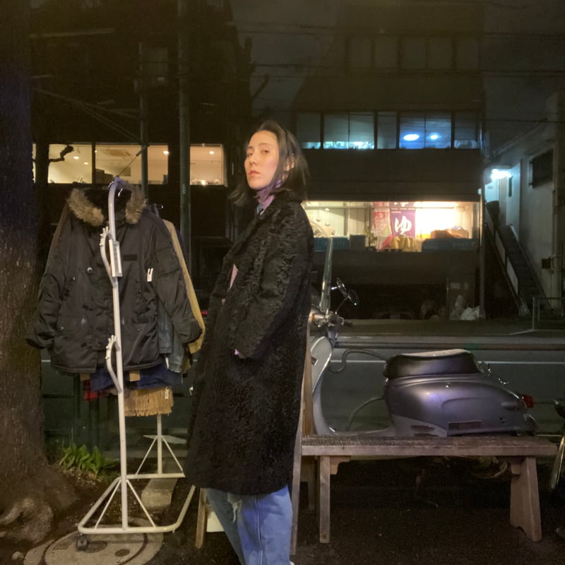 USED] Vintage! BLACAK アストラカンコート | garden730