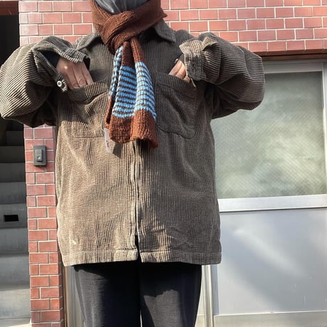 [USED] 太畝コーデュロイ ZIP シャツ JACKET