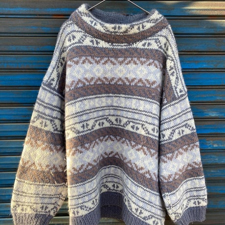 [USED] 淡いカラーのモックネックニット♡