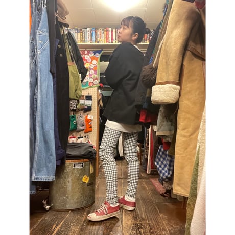 [USED] チェック スキニー PANTS！