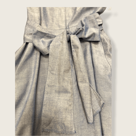 [USED] cottonブルーmaxiワンピース