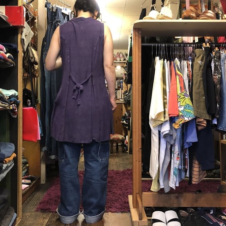 [USED]  レーヨン刺繍チュニック