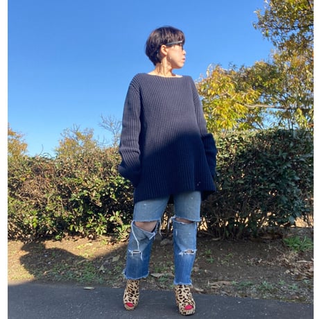 [USED] Ralph Laurenざっくりニット