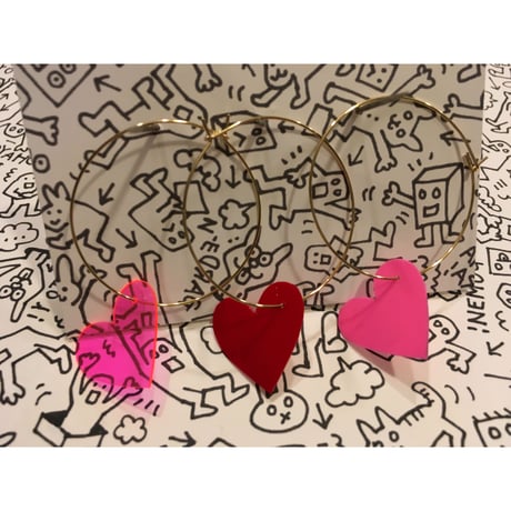 [BENICOTOY] ♡ フープピアス  / 中
