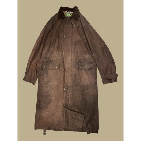 [USED] オイルド LONG コート mede in England