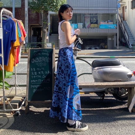 [USED] BLUEの巻きスカート