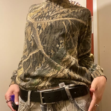 [USED]CAMO柄ロンTee