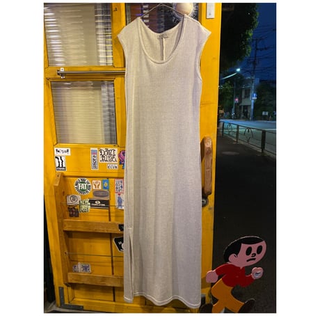 [USED] ニットマキシ丈ワンピース