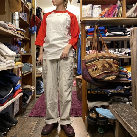 [USED] Lee IVORY PAINTER PANTS！