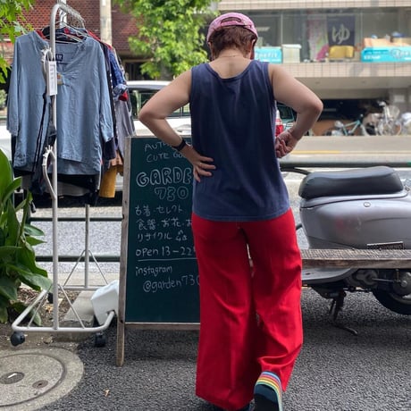[USED]OLD “YALE”プリントタンクトップ