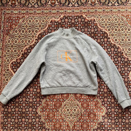 [USED] Calvin Klein モックネック スエット💙