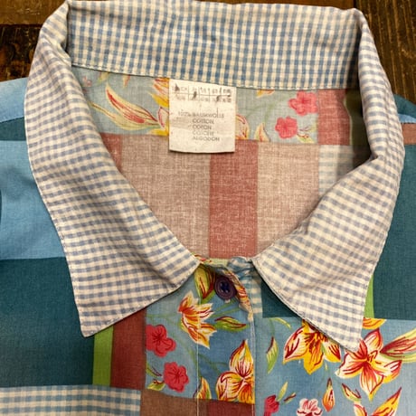 ［USED］パッチワーク風SHIRTS♡