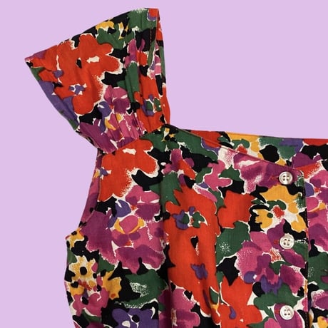 [USED] 花柄🌼COTTON ワンピース
