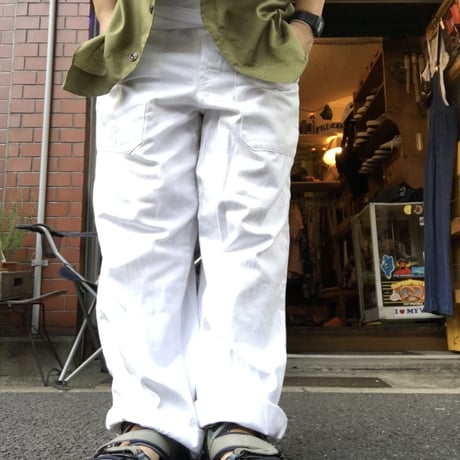 [USED] チェコ軍  コックパンツ WHITE