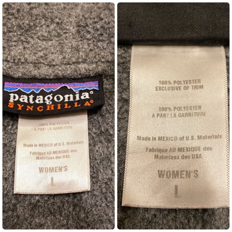 [USED] patagonia  シンチラ ハーフZIPフリース
