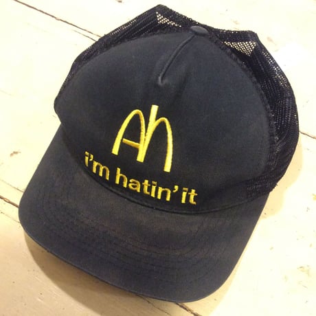 [USED] メッシュCAP 'I'm hatin' it'