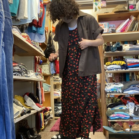 [USED]  バラ総柄ワンピース🌹