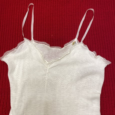[USED] EURO VINTAGE ランジェリーキャミ🤍