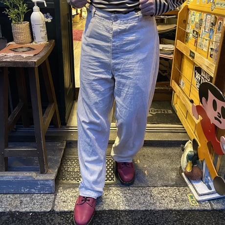 [SELECT] 40's FRENCH LINEN/COTTON PANTS（Repro）