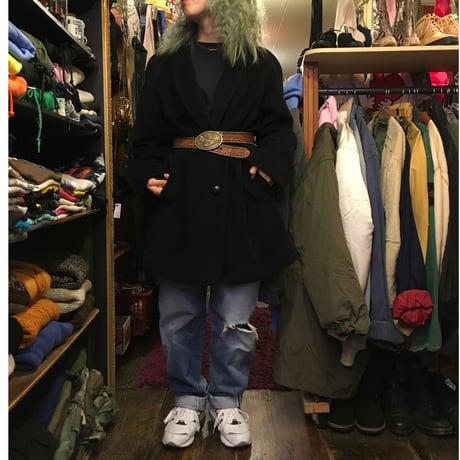 [USED] simple BLACK Coat