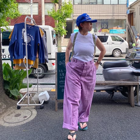 [SELECT] 40's FRENCH LINEN/COTTON PANTS（Repro）