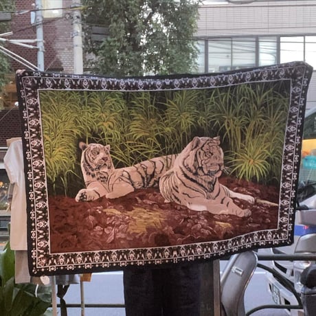 [USED] Good tiger ラグ マット🐅🖤