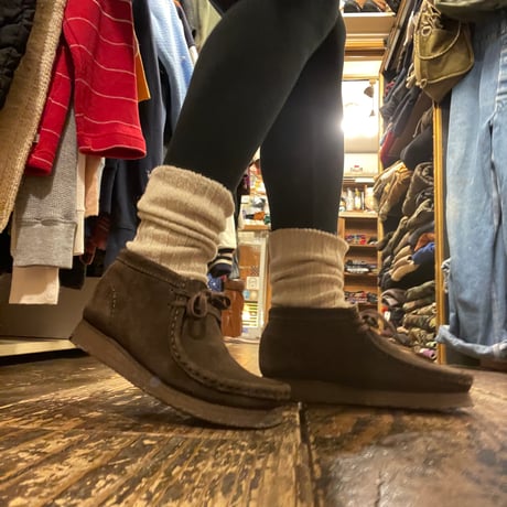 [USED] “Clarks" ワラビー  ブラウン🤎スエード