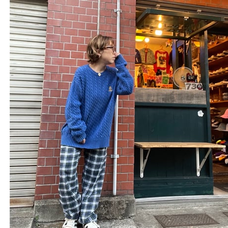 [USED] NEL CHECK  パジャマパンツ