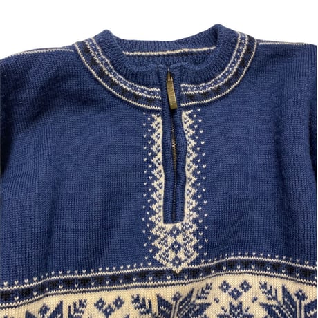 [USED] ハーフZIP ノルディックKNIT❄️