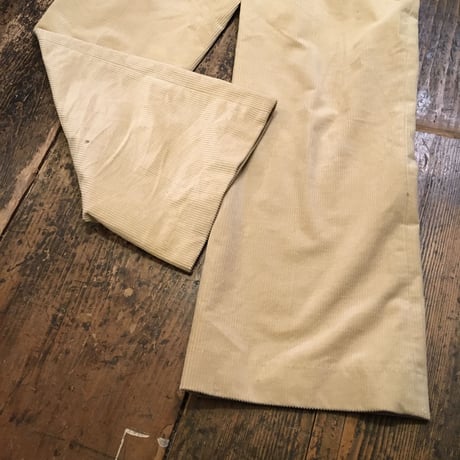 [USED] クリーム色のコーデュロイPANTS