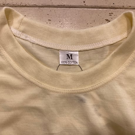 [USED] VIETNAM スーベニア Tee 薄YELLOW