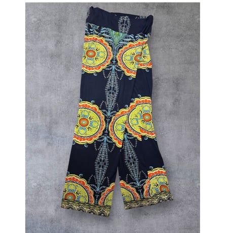 [USED]曼陀羅柄 POLY PANTS