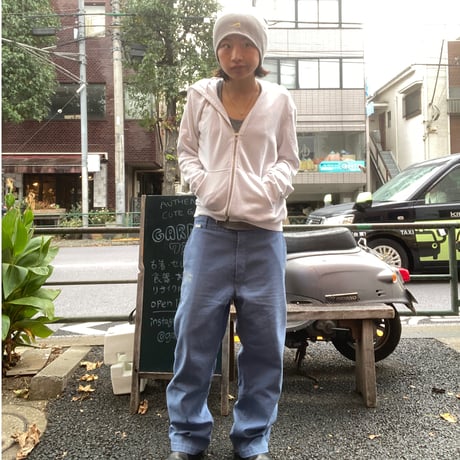 [USED]アメアパ🤍white zip parka