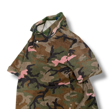 [USED] POLO Ralph Lauren camo ポロtee