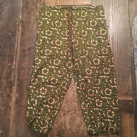 [USED]  AFRICAN つた模様パンツ