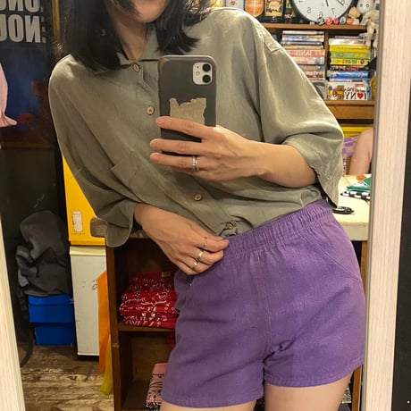 [USED]cotton PURPLE ショーツ💜