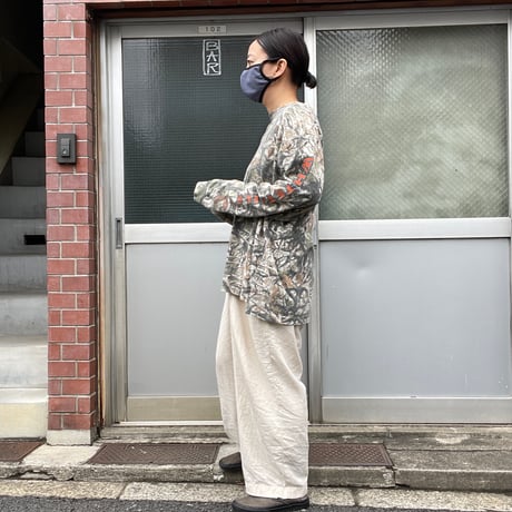 [USED] 袖プリ RealTree CAMO ロンTee