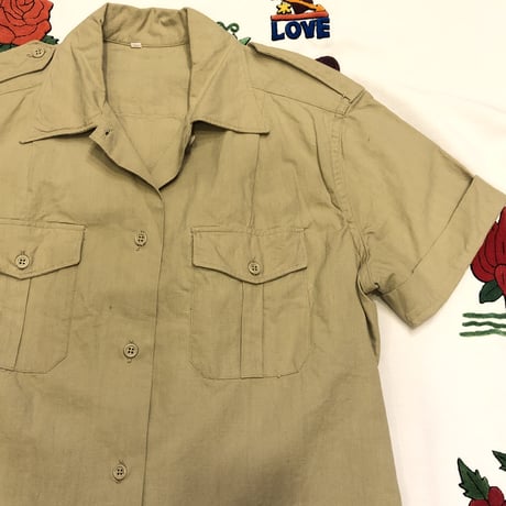 [SELECT] フランス軍 DEADSTOCK CHINOシャツ