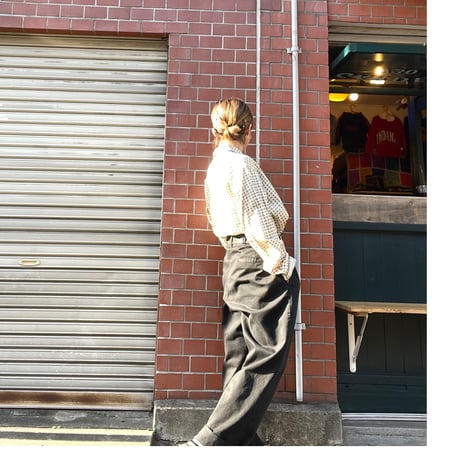 [USED] EURO vintage 渋柄 パジャマshirt
